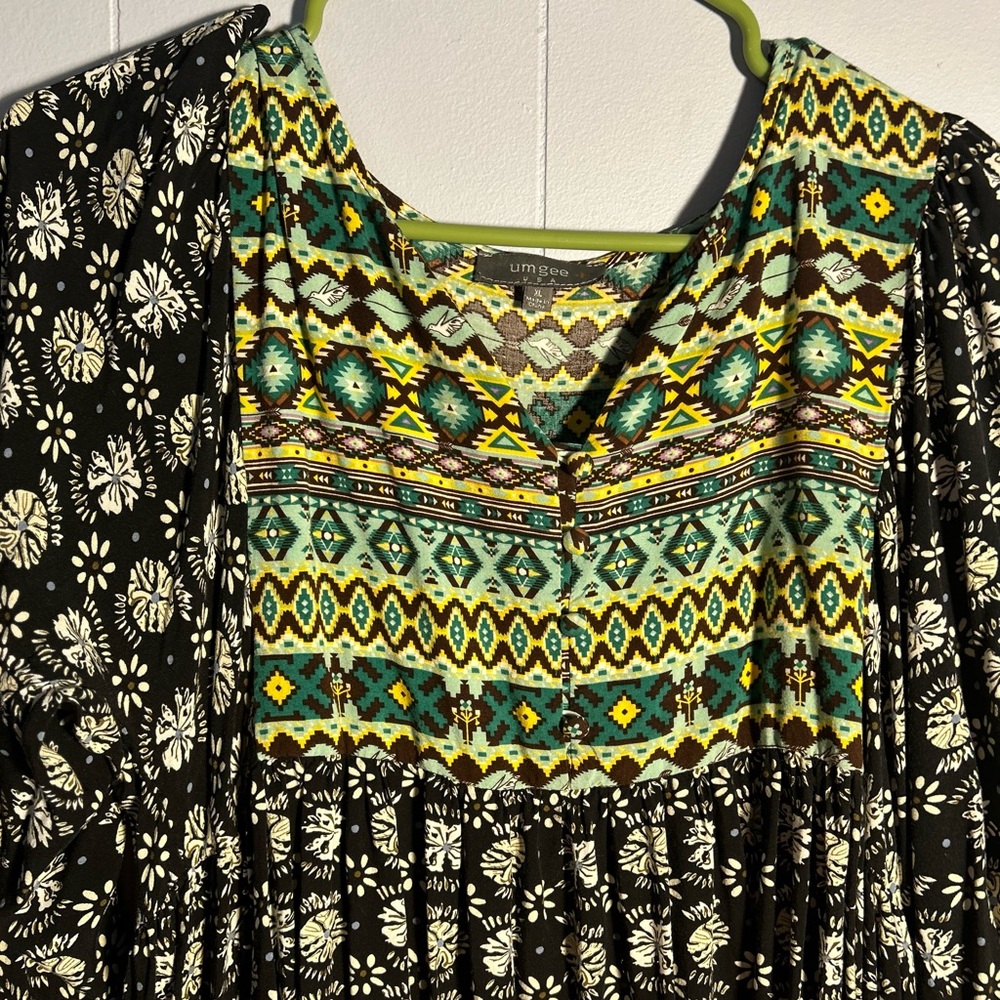 Umgee Women's Multicolor Bohemian Top